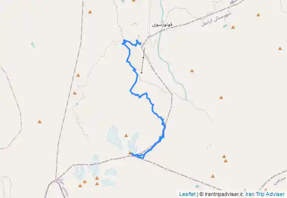 ترک جی پی اس قله سبلان مسیرشمال شرقی شابیل