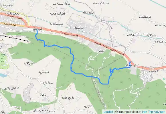 ترک جی پی اس تالش محله، شیخ زاهد