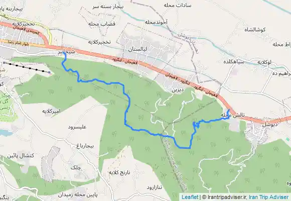 ترک جی پی اس تالش محله به شیخانبر