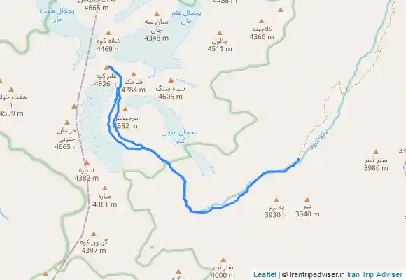 ترک جی پی اس علم کوە