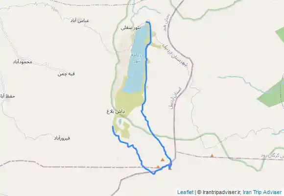 ترک جی پی اس نئور قله ارگنه باغرو