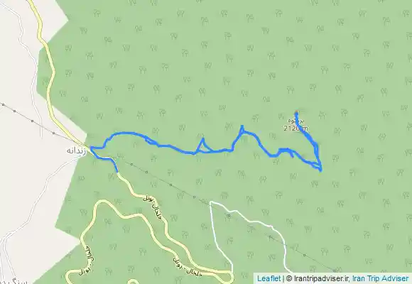 ترک جی پی اس زندانه به برزکوه