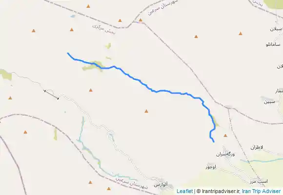 ترک جی پی اس پيمايش دره ي ورگه سران