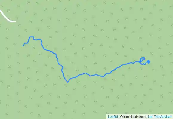 ترک جی پی اس Kūhmīān - Marzbon آبشار لاشو
