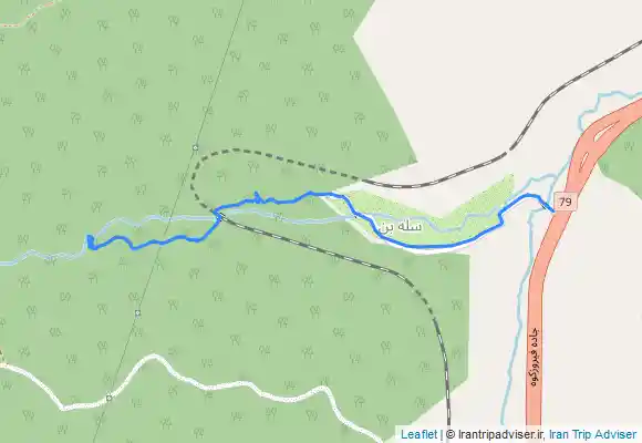 ترک جی پی اس آبشار سله بن سوادکوه