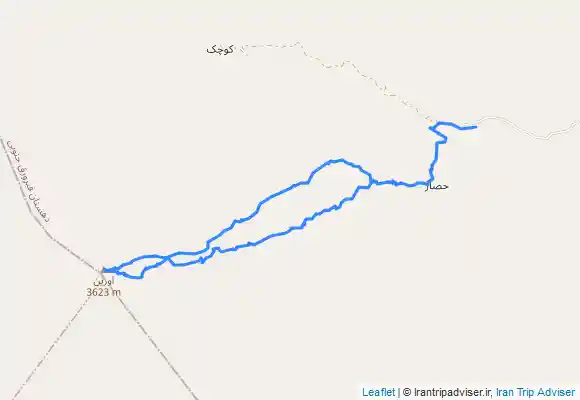 ترک جی پی اس آورین از روستای حصار