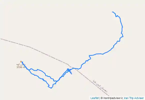 ترک جی پی اس قله دالانکوه