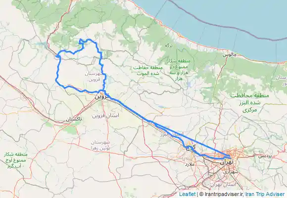 ترک جی پی اس دریاچه ویستان