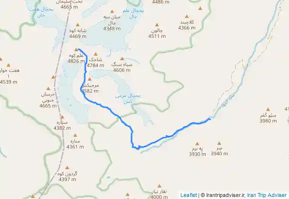 ترک جی پی اس علم کوه از هِسارچال