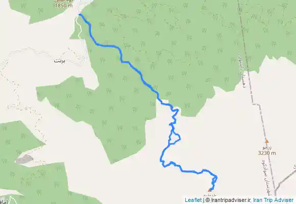 ترک جی پی اس قله خرونرو از ورپی