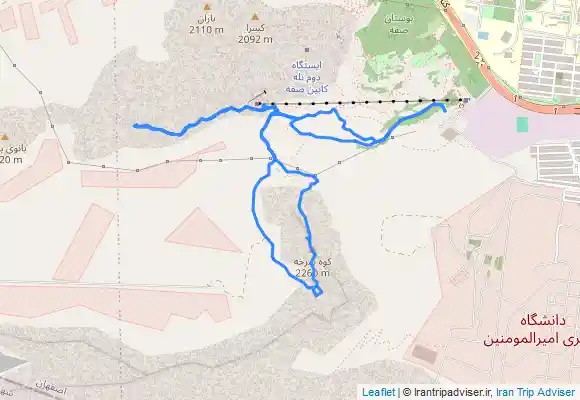 ترک جی پی اس Soffe Mt.Park (Dideban Summit - Sorkhe Summit)