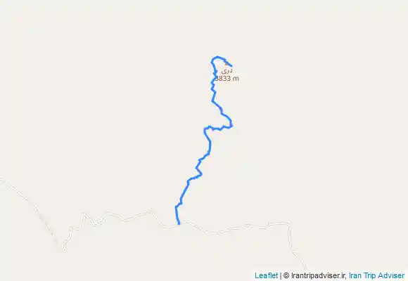 ترک جی پی اس قله دری مسیر برگشت