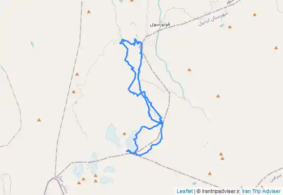 ترک جی پی اس سبلان مسیر گرده شمالی(صعود گرده شمالی فرود از جبه شمال شرقی)