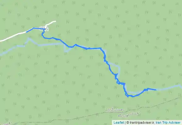 ترک جی پی اس Bābā Kolā ojerjeri waterfall