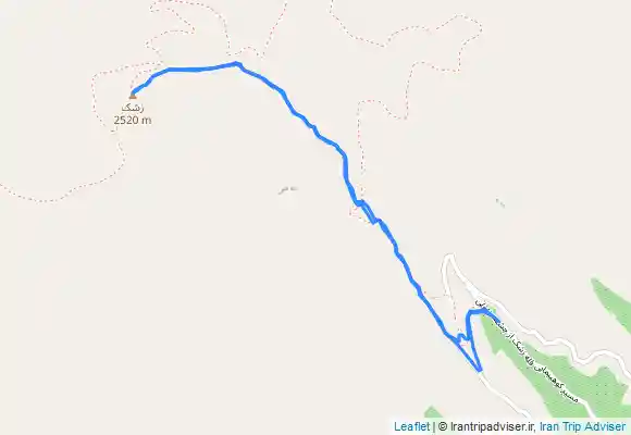 ترک جی پی اس قله زشک رفت برگشت