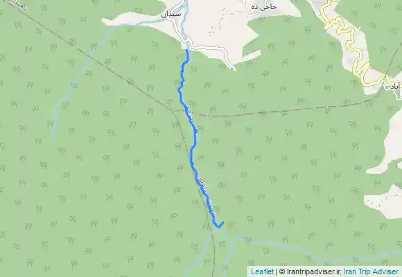 ترک جی پی اس مسیر برگشت جنگل آسوندار