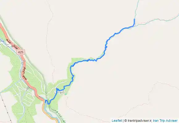 ترک جی پی اس مسیر آبشار کلوگان klogan waterfall