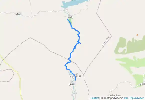 ترک جی پی اس دره فیروزه قلجق به سد بارزو