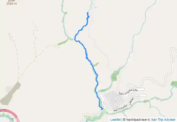 ترک جی پی اس آبشار چال ماهی -دوآب