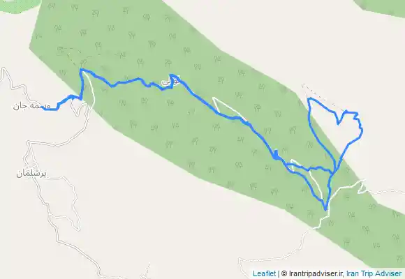 ترک جی پی اس قله فیروزه کوه دیلمان
