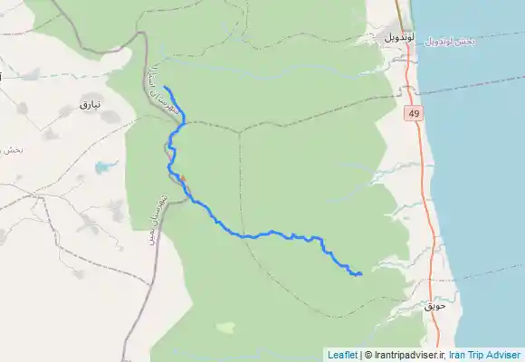 ترک جی پی اس چوبار به دریاچه سوها از مسیر دکل کوهسنگر (رادار) (1401.06.25) / chubar to suha lake from Kohsangar mast