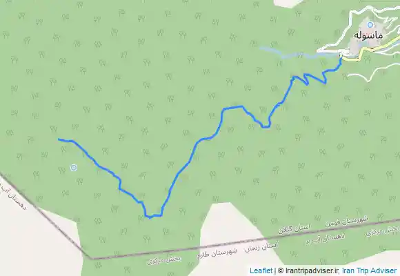 ترک جی پی اس مسیر ییلاق کروبار از ماسوله - Kuhrubar Plain Route From Masuleh