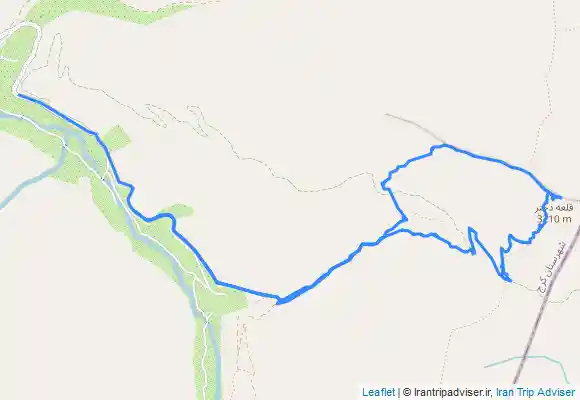 ترک جی پی اس Ghale Dokhtar Peak | قله قلعه دختر