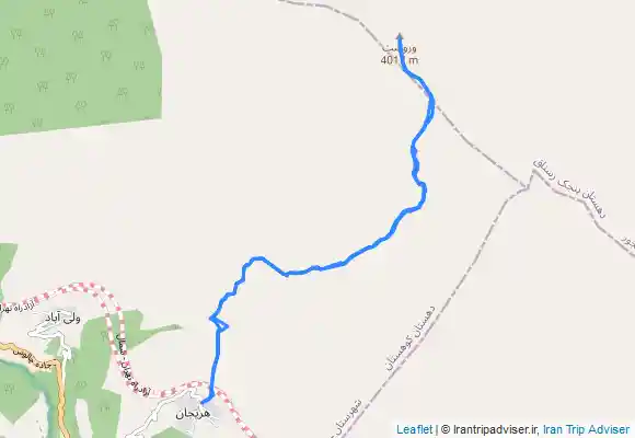 ترک جی پی اس قله وروشت( وره وشت) از هریجان