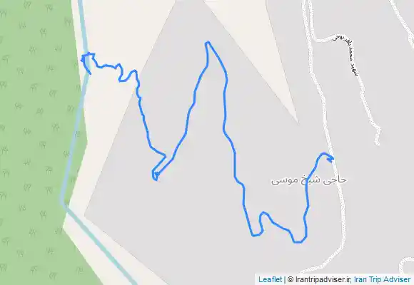 ترک جی پی اس آبشار حاج شیخ موسی ، ماشین رو تا محل شروع پیاده روی