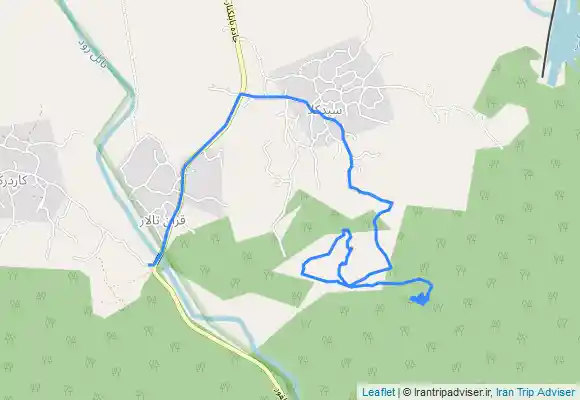 ترک جی پی اس آبشار زال