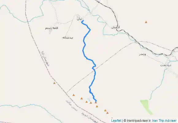 ترک جی پی اس قله سنبران
