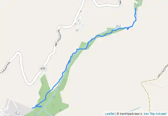 ترک جی پی اس آبشار کیگا هشتم مهرماه ۱۴۰۱