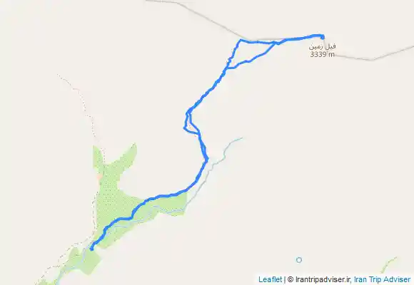 ترک جی پی اس قله فیل زمین