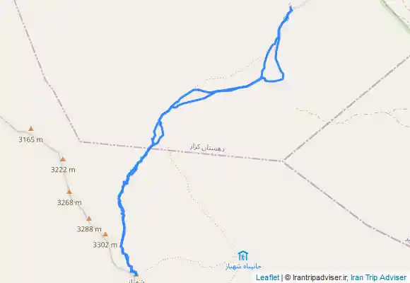 ترک جی پی اس صعود به قله شهباز