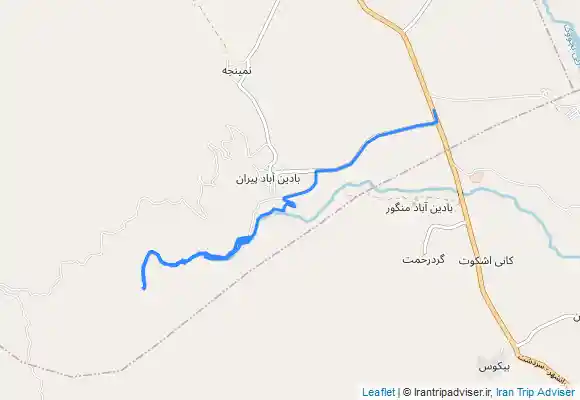 ترک جی پی اس بادین اباد به کانی سفید و کانی لوسه