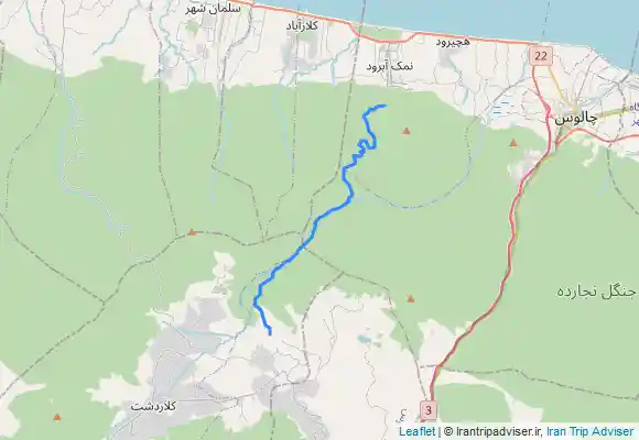 ترک جی پی اس كلاردشت به نمك ابرود