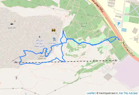 ترک جی پی اس صفه مرعشی تله کابین