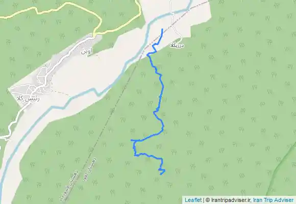 ترک جی پی اس مسیر رفت به آبشار انجیلی کا