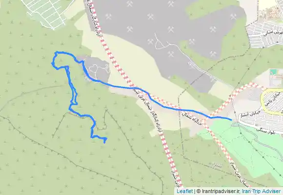 ترک جی پی اس چشمه چویلی کوه سرخ