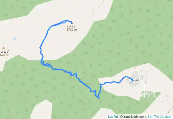 ترک جی پی اس ارفعه کوه