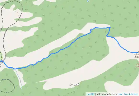 ترک جی پی اس قله سرخنی از ورسک