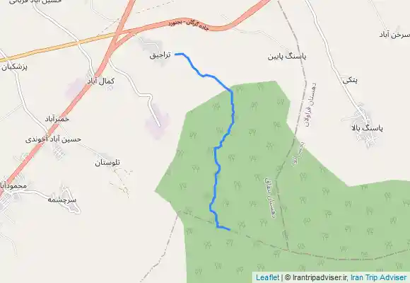 ترک جی پی اس قله نیلکوه