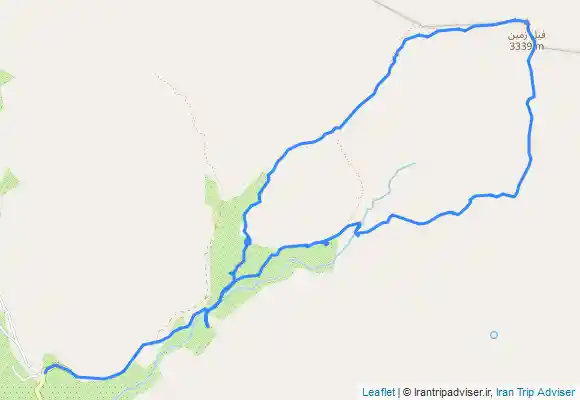 ترک جی پی اس قله فیل زمین