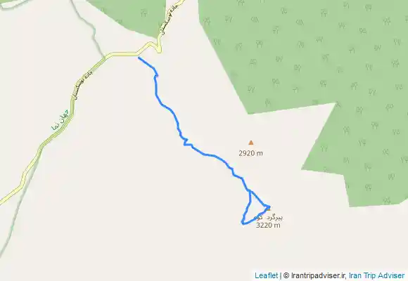 ترک جی پی اس قله پیرگردکوه استان گلستان