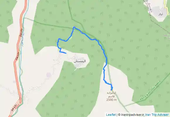 ترک جی پی اس Alimastan Summit - پیمایش جنگل الیمستان تا قله امامزاده قاسم