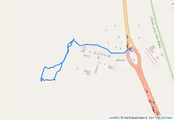 ترک جی پی اس Dige Rostam Hot mineral Spring