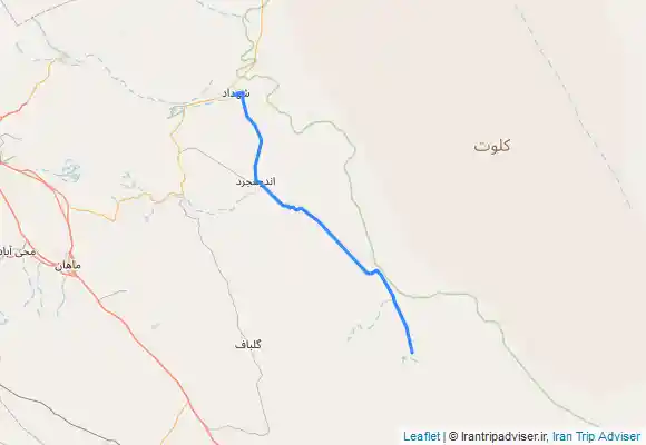 ترک جی پی اس روستای کشیت به شهداد از مسیر خاکی پشویه و اندوهجرد