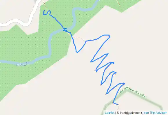 ترک جی پی اس مسیر پارکینگ به غار رودافشان دماوند