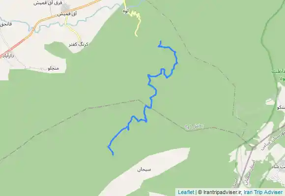 ترک جی پی اس لته نوروز علی به ایستگاه جنگلداری لوه