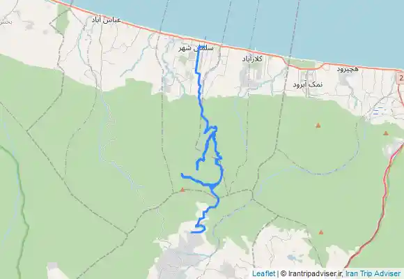 ترک جی پی اس کلاردشت به متل قو - مازندران